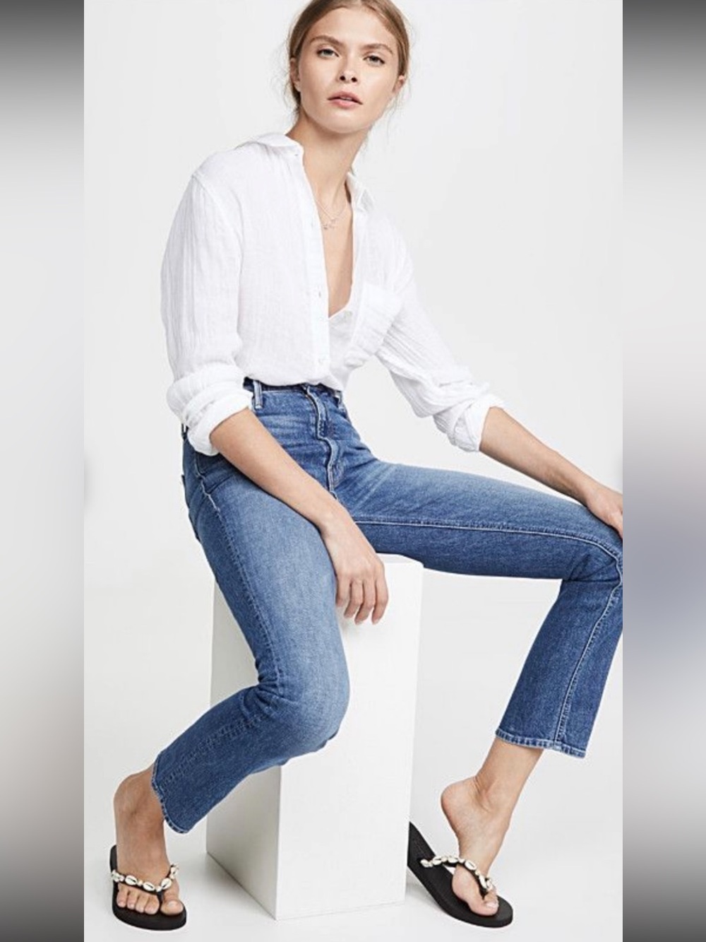NWT Mother Superior dazzler jeans